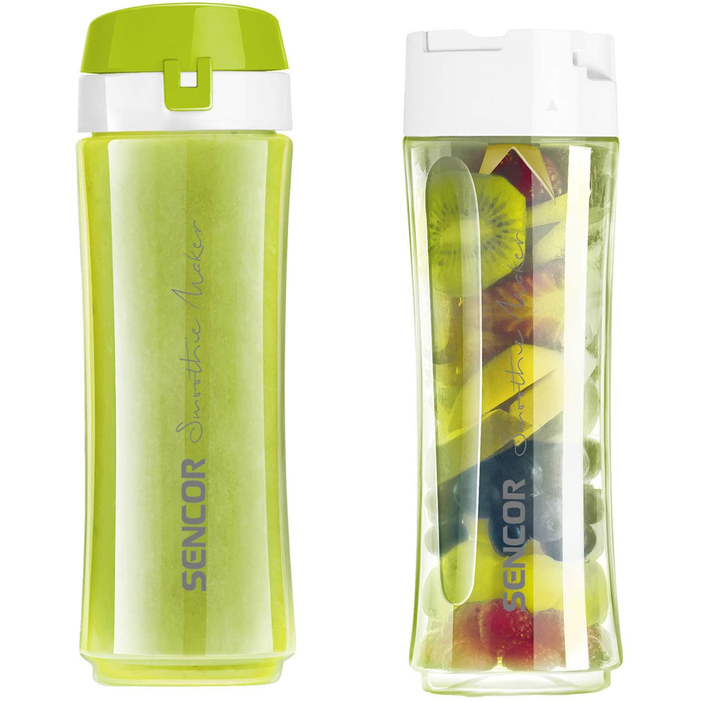 Sencor SBL 2201GR 300 Watt Handheld Food Blender with Blades and Bottles, Green