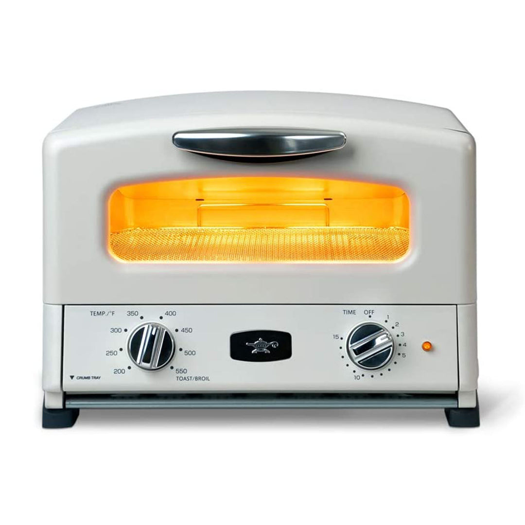 Sengoku HeatMate Graphite Toaster Oven, 120 Volt, Eggshell White (Open Box) - VMInnovations