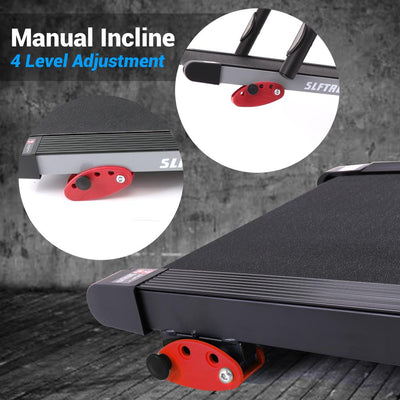 SereneLife Digital Folding Running Treadmill Home Fitness Gym Equipment (2 Pack)