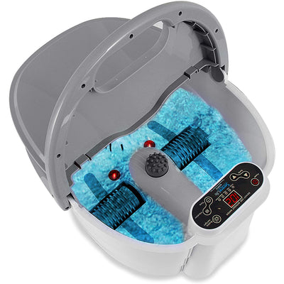 SereneLife Hydrotherapy Heated Shiatsu Foot Massage Spa Bath for Home (2 Pack)