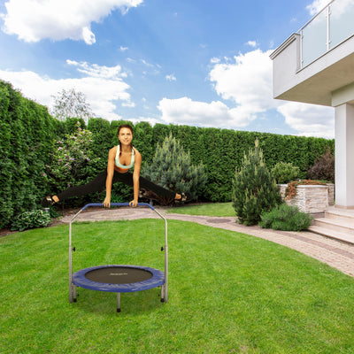 SereneLife 40" Portable Elastic Jumping Sports Trampoline, Adult Size(For Parts) - VMInnovations