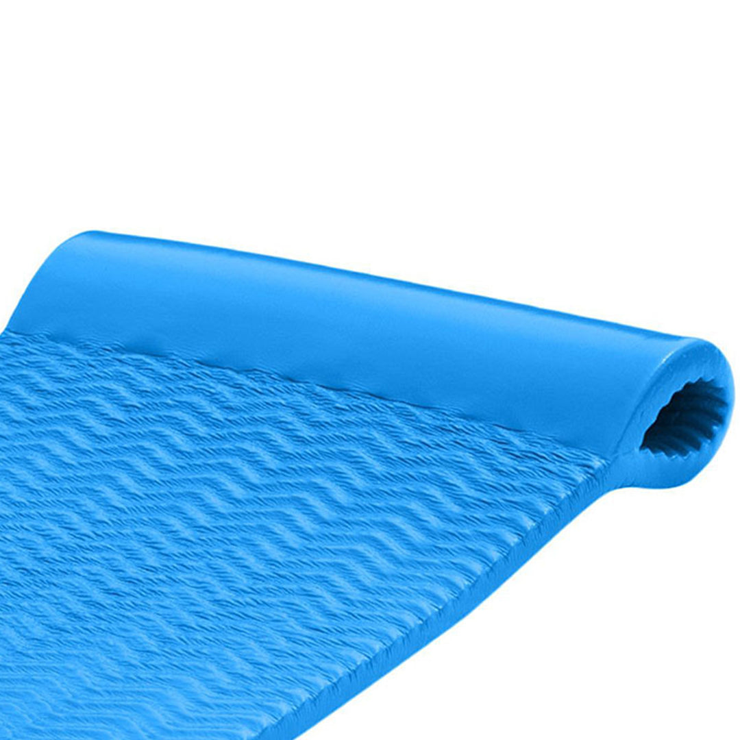 TRC Recreation Serenity 1.5" Thick Vinyl Swimming Pool Float Mat, Bahama Blue