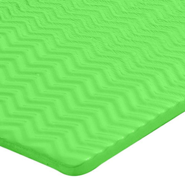 TRC Recreation Serenity 1.5" Thick Vinyl Swimming Pool Float Mat, Fierce Green