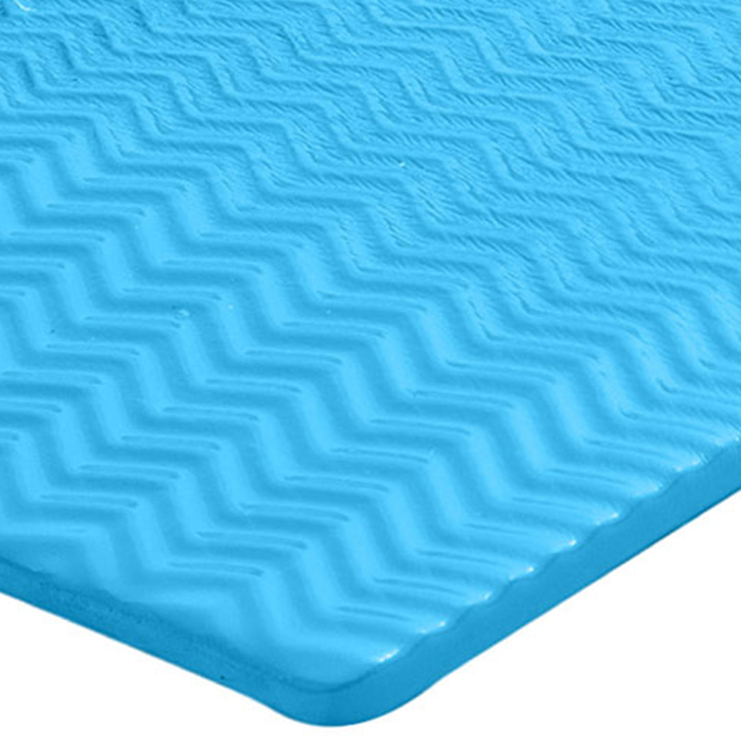 TRC Serenity 1.5" Thick Vinyl Swimming Pool Float Mat, Marina Blue (Open Box)