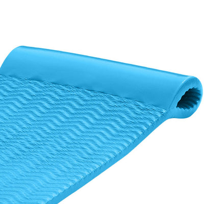 TRC Recreation Serenity 1.5" Thick Foam Pool Float Mat, Marina Blue (Open Box) - VMInnovations