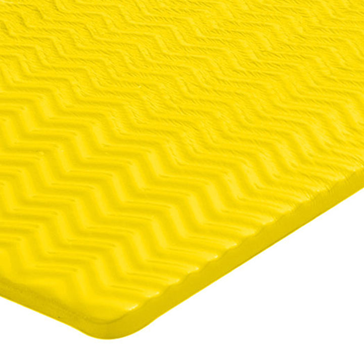 TRC Recreation 1.5" Thick Vinyl Foam Swimming Pool Float Mat, Yellow (Used)