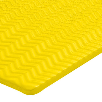 TRC Recreation Serenity 1.5" Thick Vinyl Foam Swimming Pool Float Mat, Yellow