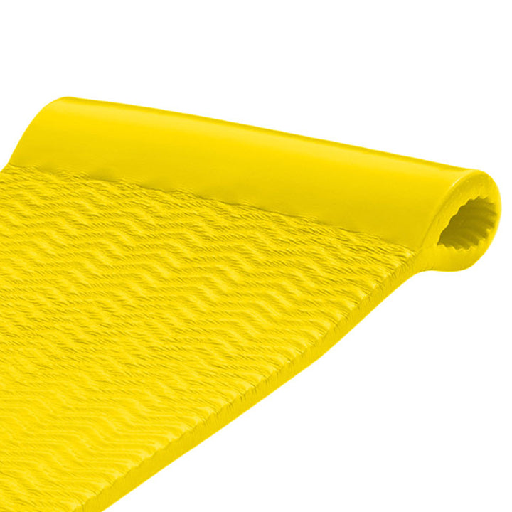 TRC Recreation Serenity 1.5" Thick Foam Pool Float Lounge Mat, Yellow Open Box) - VMInnovations