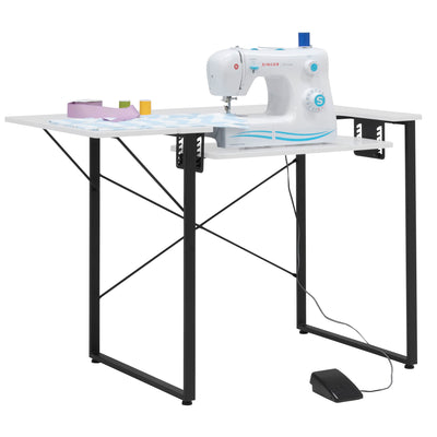Sew Ready Dart Multipurpose Sewing Table Workstation w/ Folding Top, (Open Box)