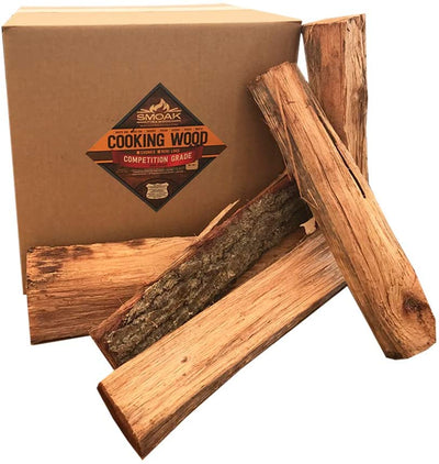 Smoak Firewood Kiln Dried Cooking Grade 16 Inch Wood Logs, Red Oak, 60-70 Pounds