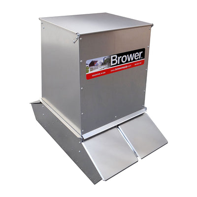 Brower Gro Fast 4 Door Hog Feeder for Livestock, 7 Bushels, Feeds 20 (For Parts)