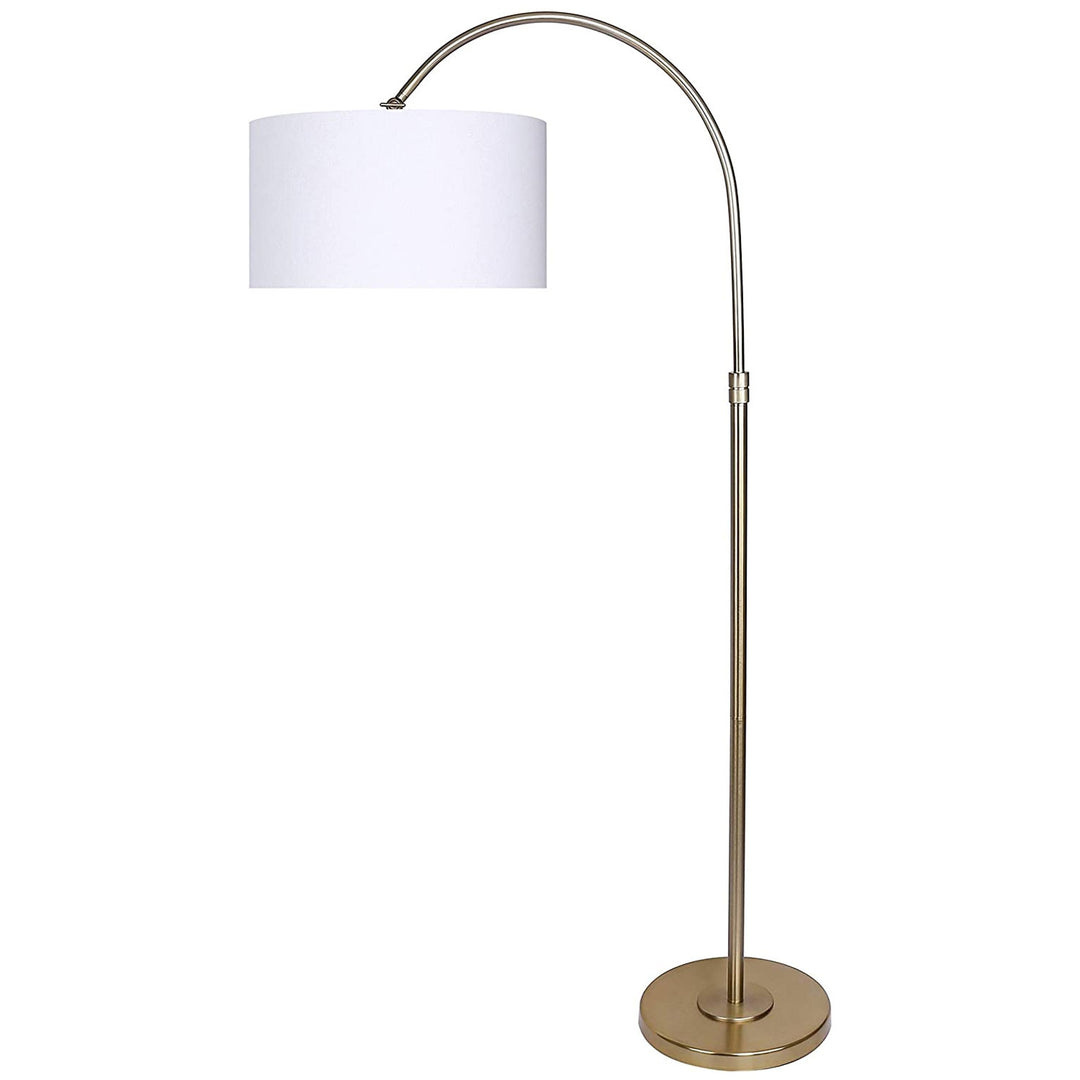 Grandview Gallery 63.5" Tall 100W Glam Arc Floor Lamp, Gold Plated (Open Box)