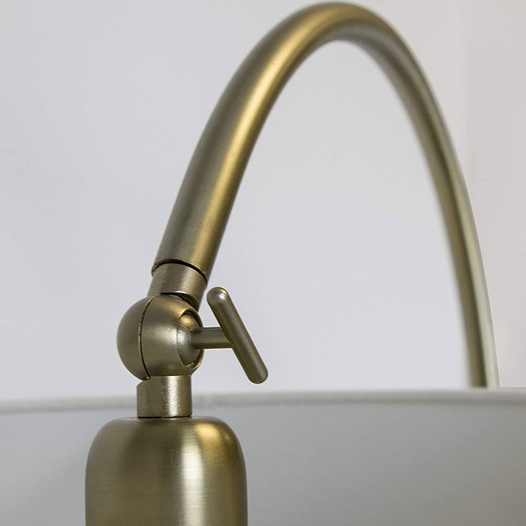 Grandview Gallery 63.5" Tall 100W Glam Arc Floor Lamp, Gold Plated (Open Box)