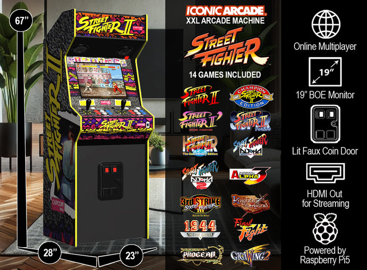 Street Fighter II: The World Warrior XXL Arcade Machine