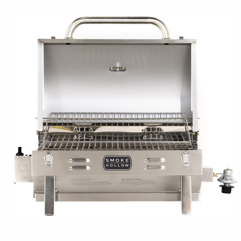 Masterbuilt Propane Tabletop Stainless Steel 1 Burner Outdoor Grill (For Parts)
