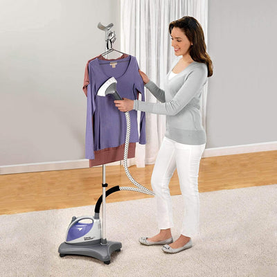 Shark GS300 Garment Stand Steamer for Clothes, Purple (Used)