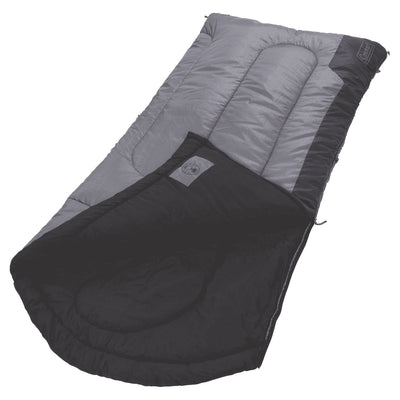 Coleman Torrey 30 Degree Big and Tall Coletherm Thermolock Sleeping Bag, Gray