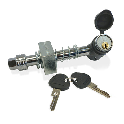 Pro Series Cargo Basket + 5/8" Silent Hitch Pin Press-On Lock for 2" Hitches