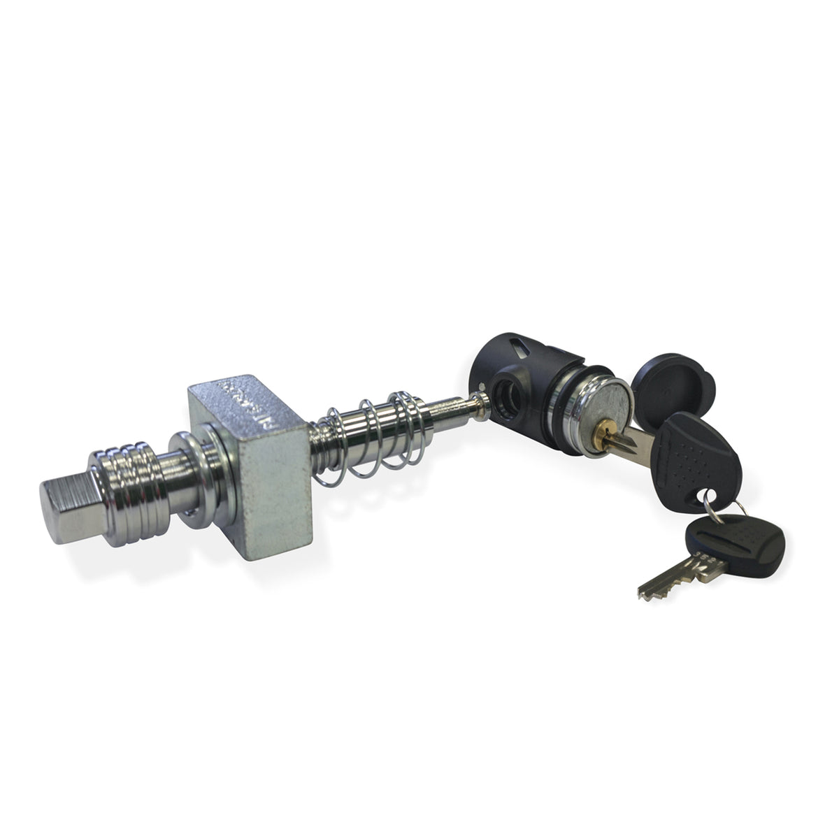 Pro Series Cargo Basket + 5/8" Silent Hitch Pin Press-On Lock for 2" Hitches