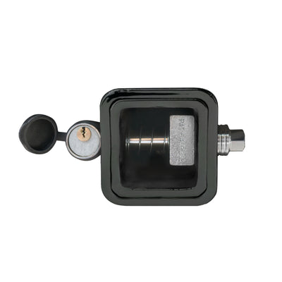 Pro Series Cargo Basket + 5/8" Silent Hitch Pin Press-On Lock for 2" Hitches