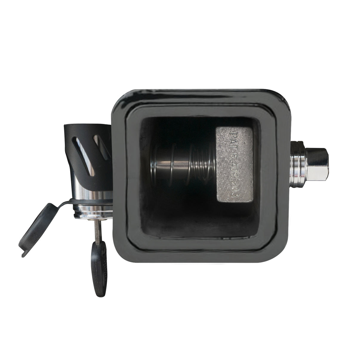 Pro Series Cargo Basket + 5/8" Silent Hitch Pin Press-On Lock for 2" Hitches