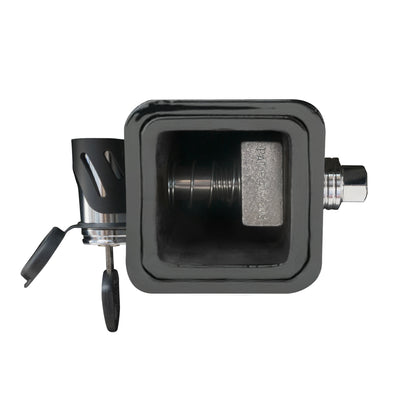 Pro Series Cargo Basket + 5/8" Silent Hitch Pin Press-On Lock for 2" Hitches