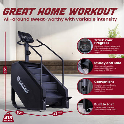 Signature Fitness Continuous Climber Gym Equipment Stair Stepper (Used)