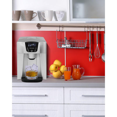 Frigidaire Portable Kitchen Countertop Ice Cube Maker & Water Dispenser Machine