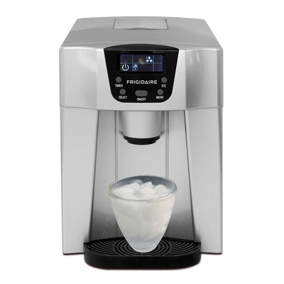Frigidaire Portable Kitchen Countertop Ice Cube Maker & Water Dispenser Machine