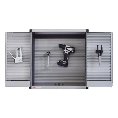 Rubbermaid 5 Piece 24" Garage Tool Cabinet Kit Rail Storage System (Refurbished)