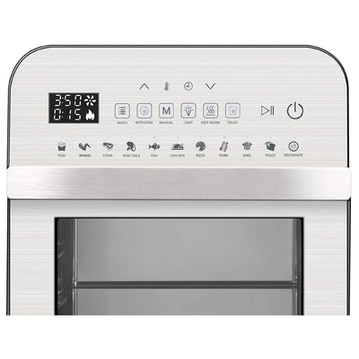 GoWISE 12.7-Quart Electric 15-in-1 Air Fryer and Oven Combo, Silver (For Parts)