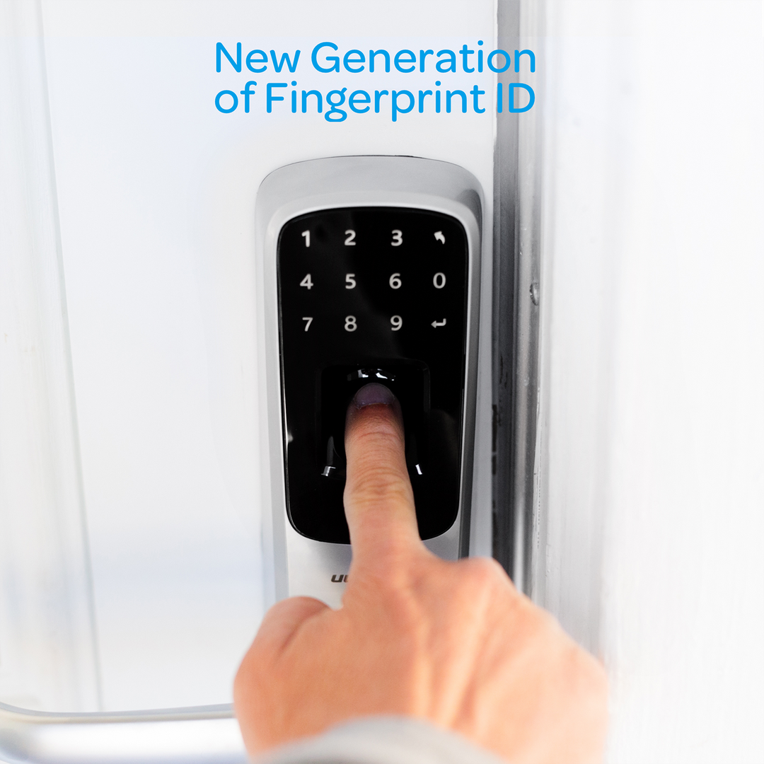 U-Tec Ultraloq UL3 BT 2nd Gen 5 in 1 Smart Home Door Lock, WIFI Bridge, Silver - VMInnovations