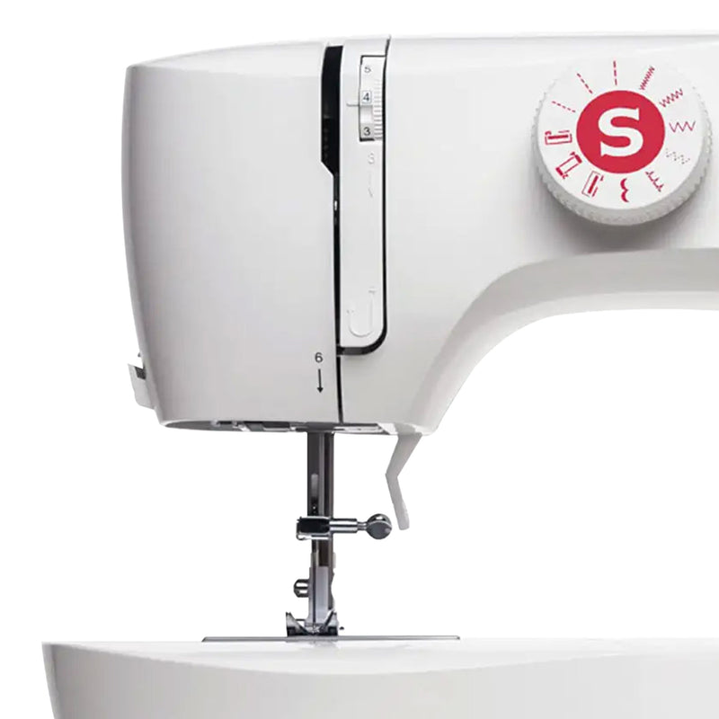 Singer MX60 Sewing Machine w/ 57 Stitch Applications & Accessories, White (Used)