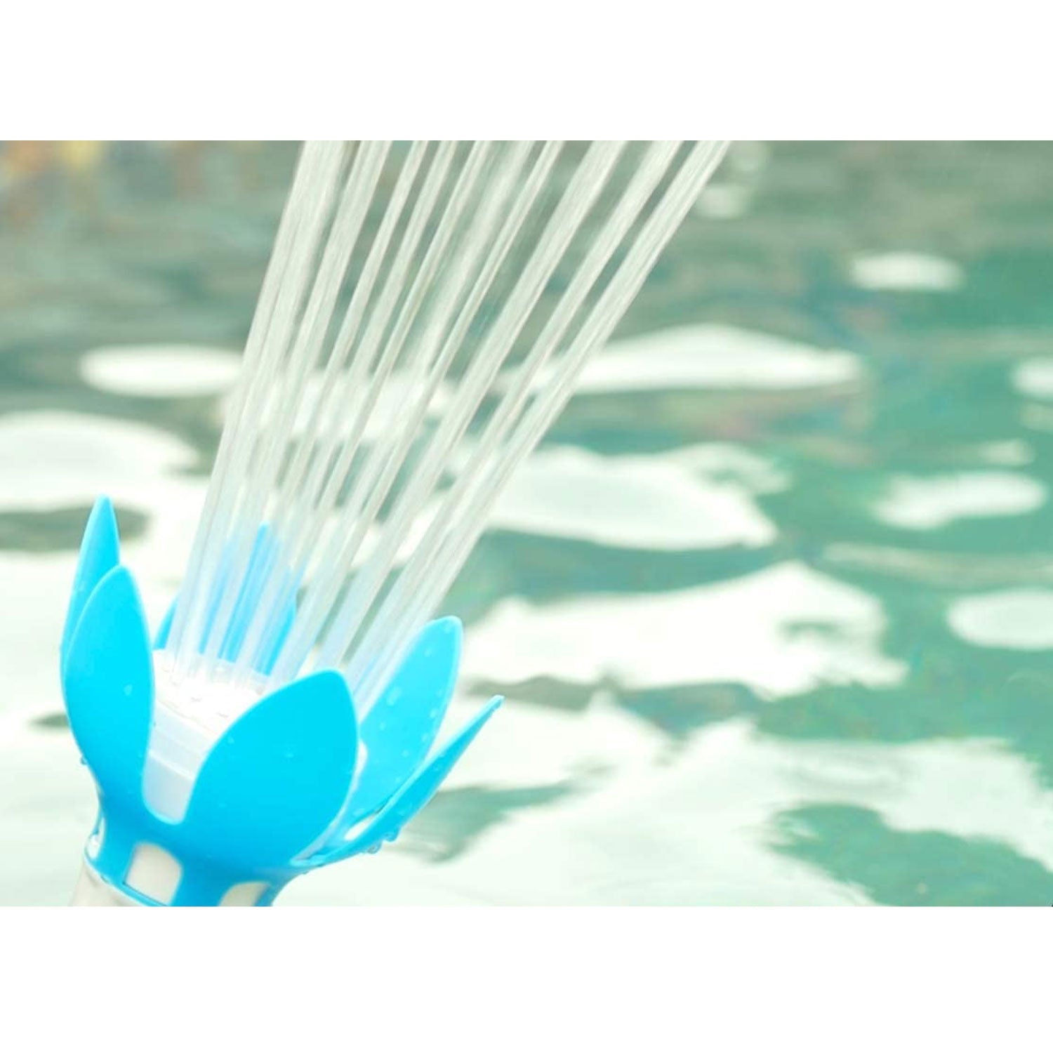 Magic Pool Fountain Water Fountain w/ LED Bulb & Comfy Floats Sun Bed Pool Float