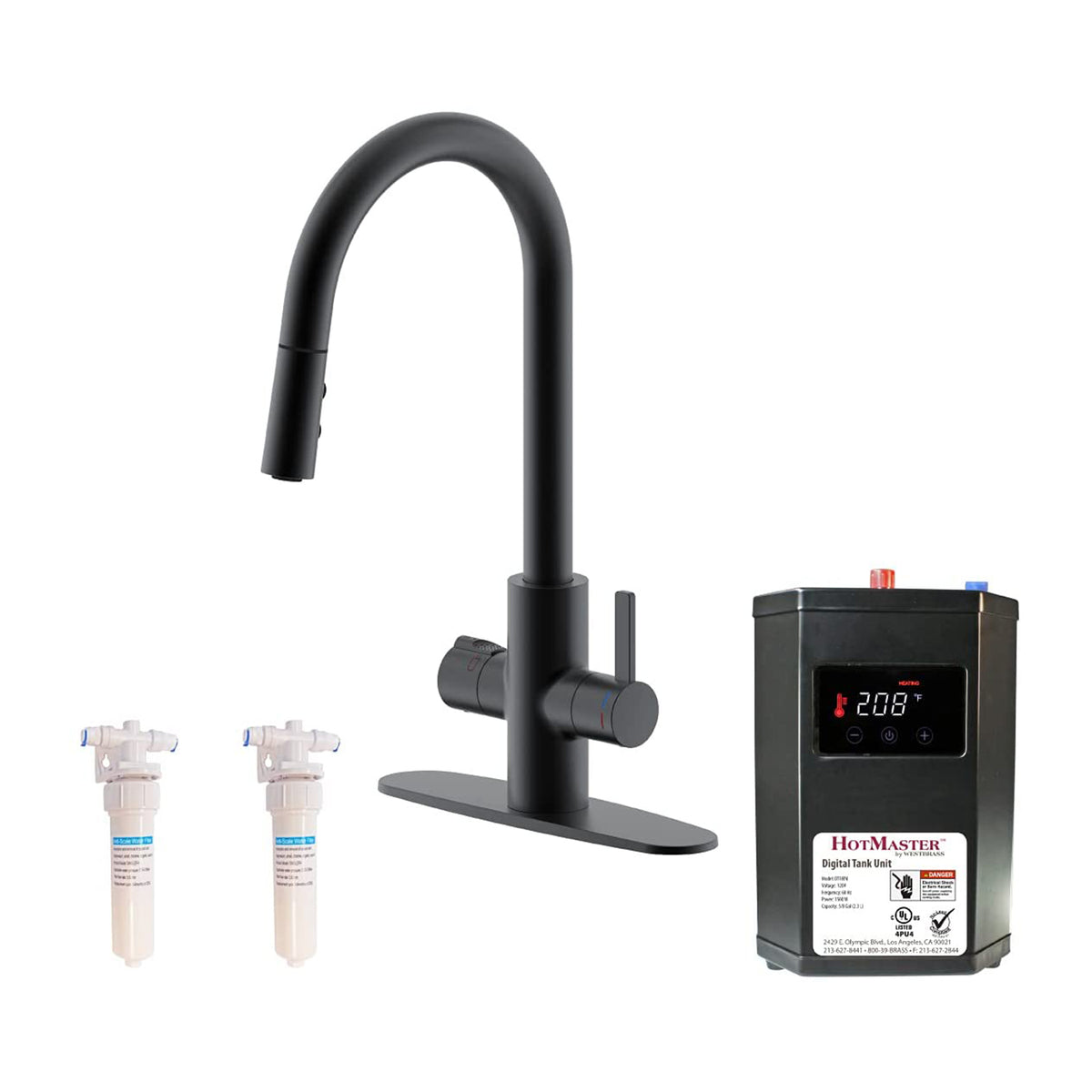 Westbrass HotMaster 4in1 Hot Water Dispenser Faucet w/ Hot Tank (For Parts)