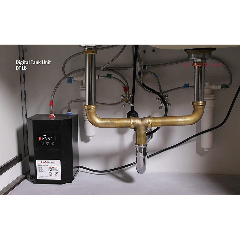 Westbrass HotMaster 4in1 Hot Water Dispenser Faucet w/ Instant Hot Tank, Bronze