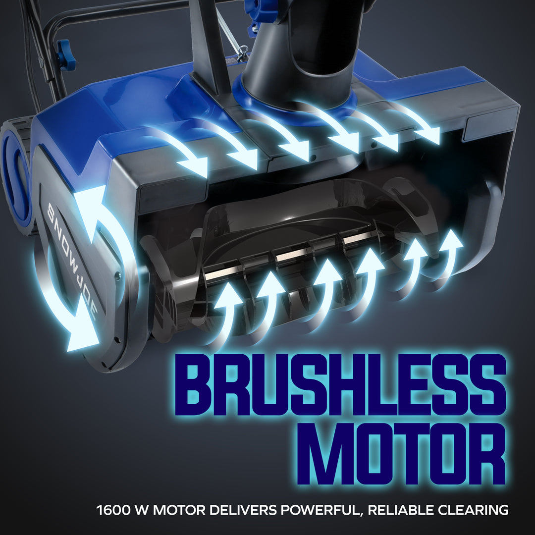 Snow Joe Electric Snow Blower, 22-Inch 14.5-Amp Single Stage, LED Light, SJ626E