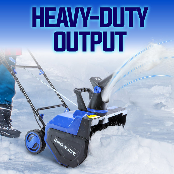 Snow Joe Electric Snow Blower, 22-Inch 14.5-Amp Single Stage, LED Light, SJ626E