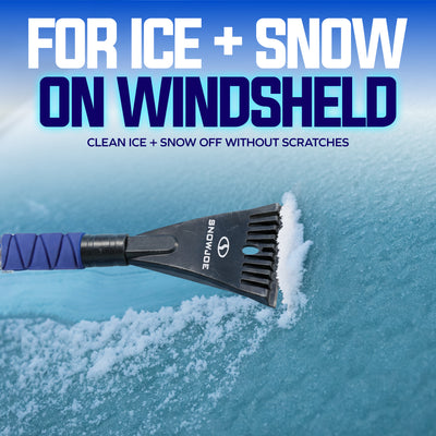 Snow Joe 2 Pack 27" Jumbo Multi-Purpose Ice Scraper & Snow Brush (Open Box) - VMInnovations