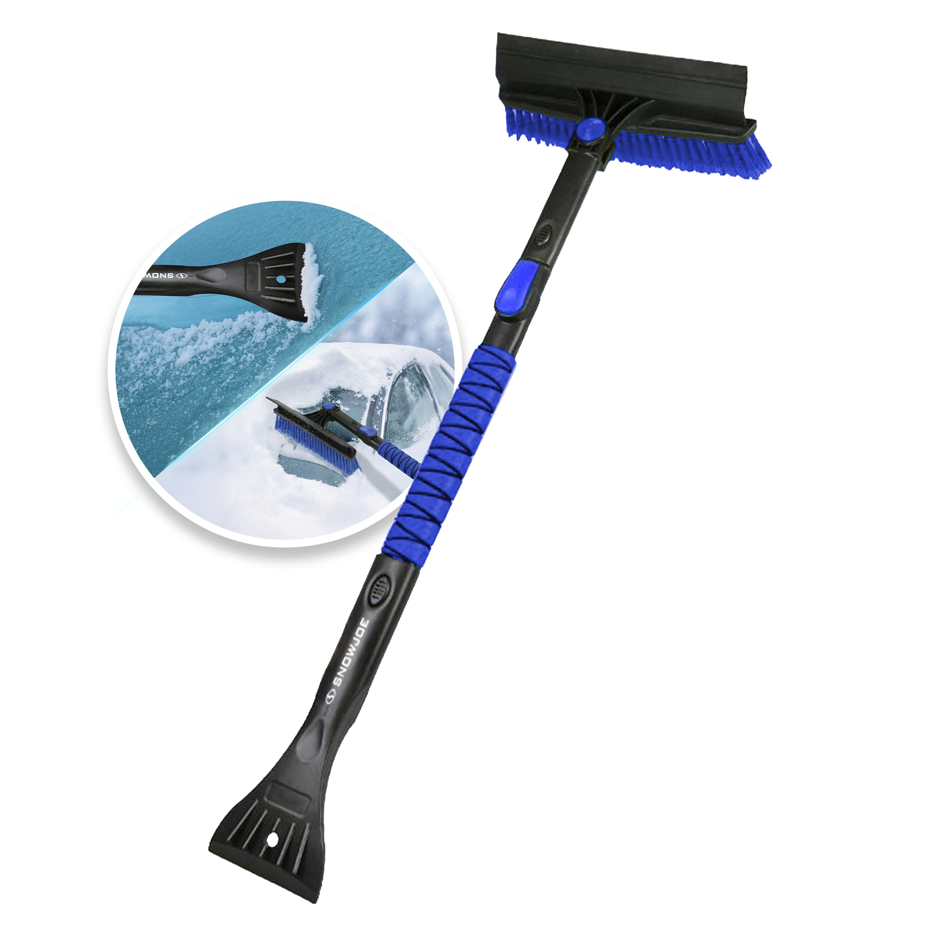 Snow Joe 45" Multi-Purpose Ice Scraper and Extendable Snow Brush (Open Box) - VMInnovations