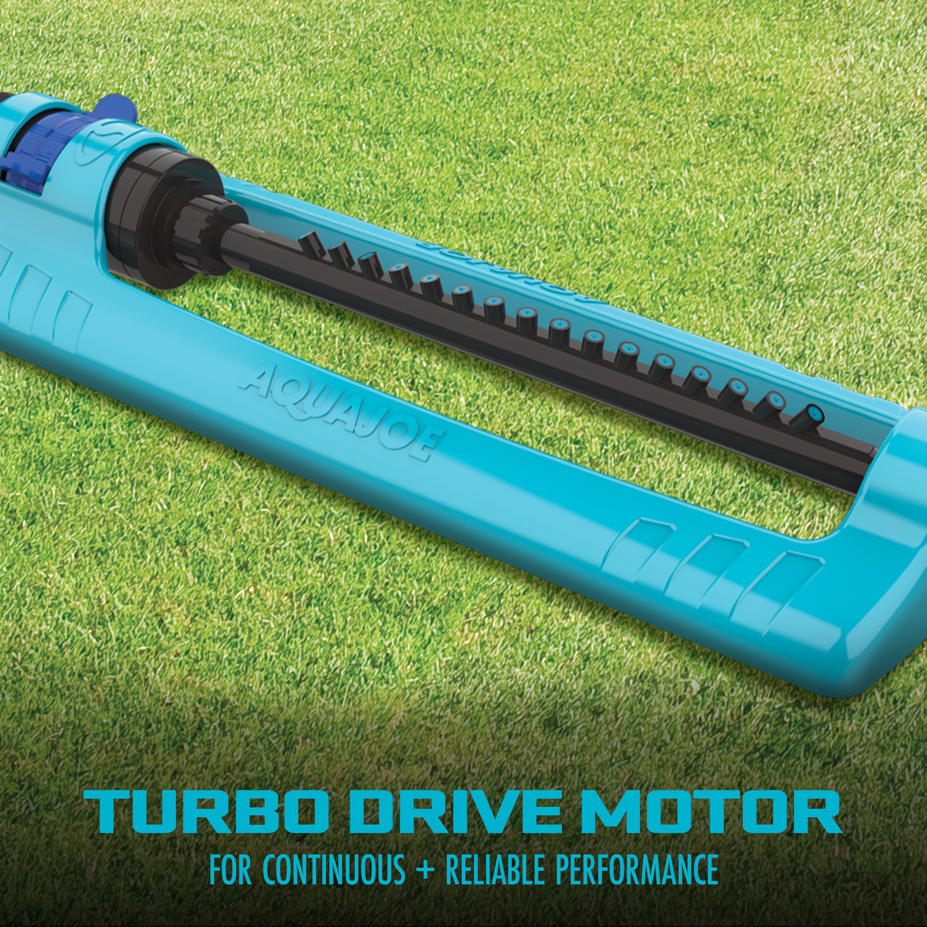 Aqua Joe Multi-Function Hose Nozzle with Smart Throttle & Oscillating Sprinkler