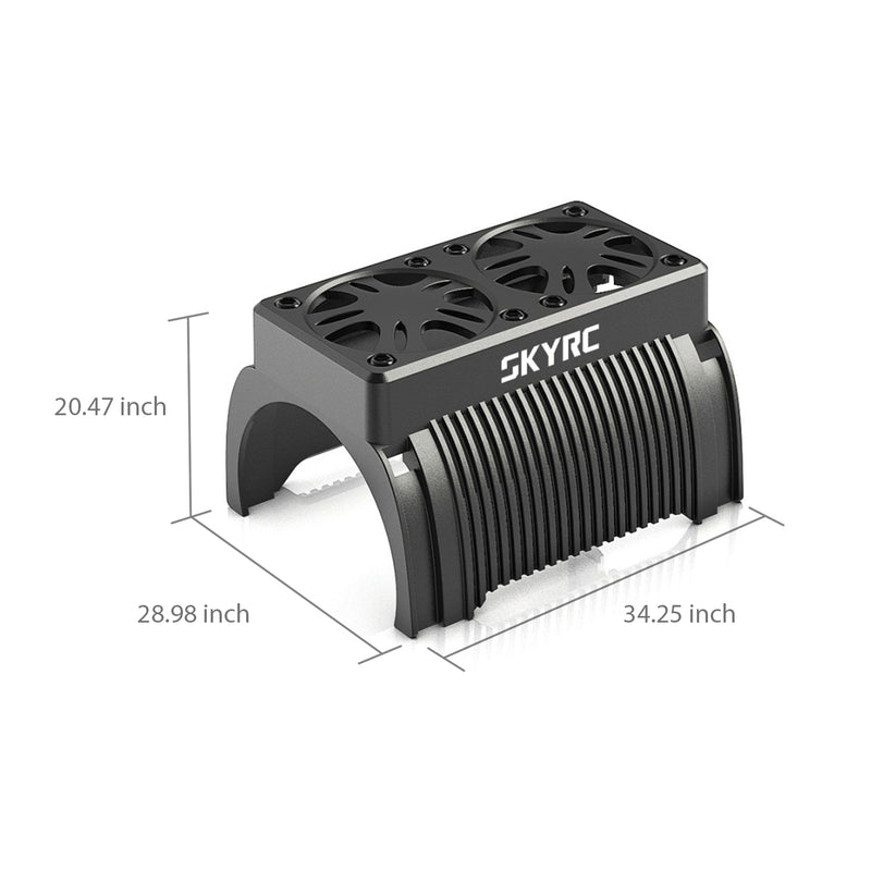 SKYRC SK-400008-15 Twin Motor Cooling Fan w/ Housing for 1/5 Scale RC Car (Used)