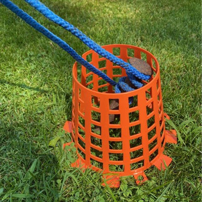 Stake Knight Tent Stake Protectors, Stop Trips, Damage, and Injuries; Pack of 12 - VMInnovations