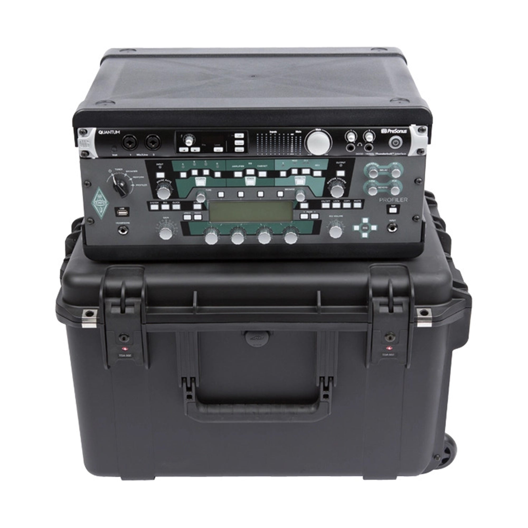 SKB 4U iSeries 13" Injection Molded Fly Rack with Built-In Wheels and Handle - VMInnovations