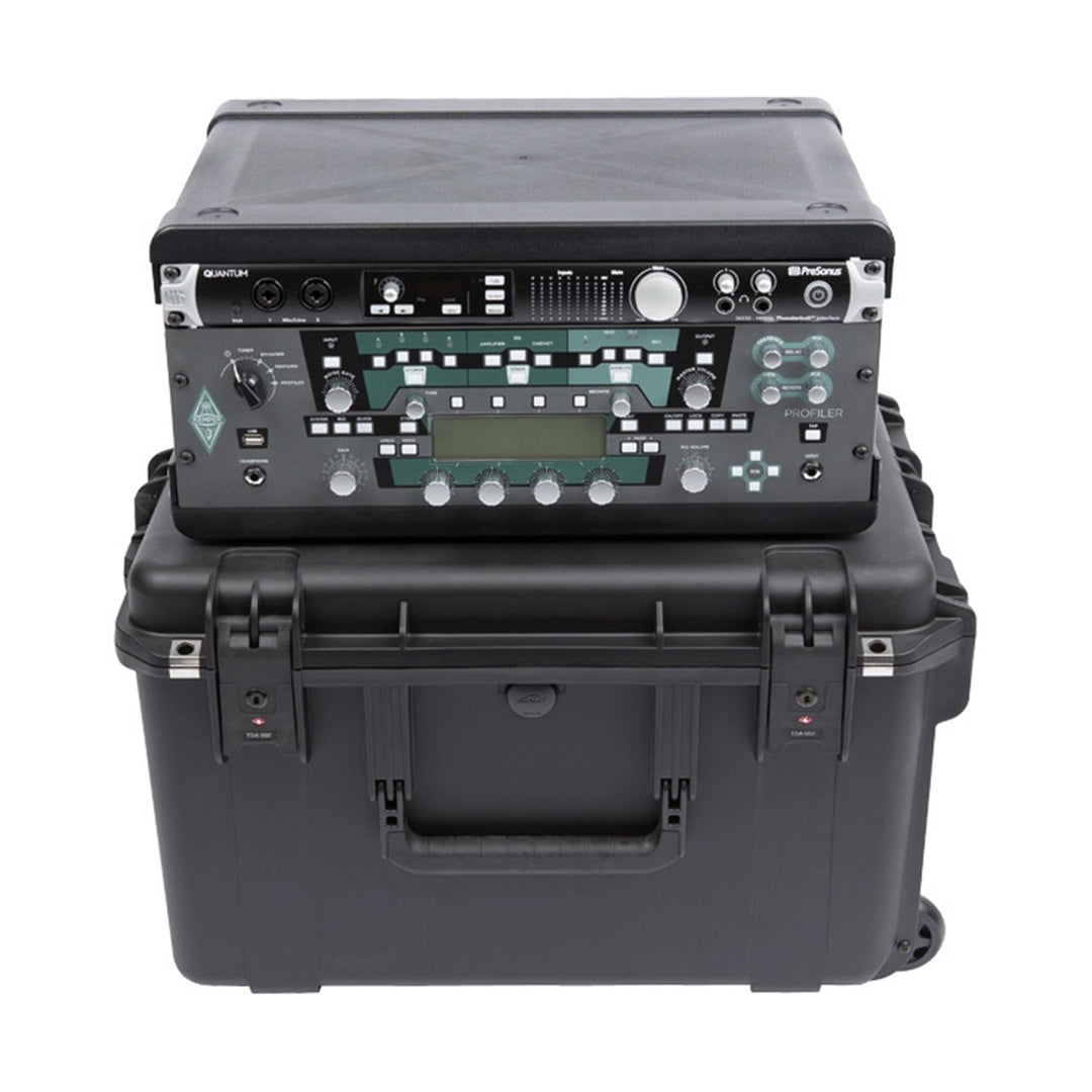 SKB 4U 13" Injection Molded Fly Rack w/Built-In Wheels & Handle (Open Box)