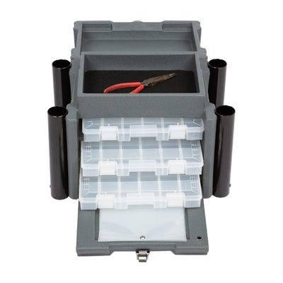 SKB Medium Tackle Box, 4 Drawers w Dividers & 2 Soft Exterior Pockets (Open Box)