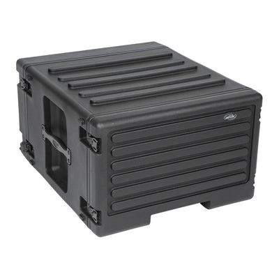 SKB 6U rSeries Rolling Rack with Integrated Back Wheels and 1-Touch Pull Handle - VMInnovations