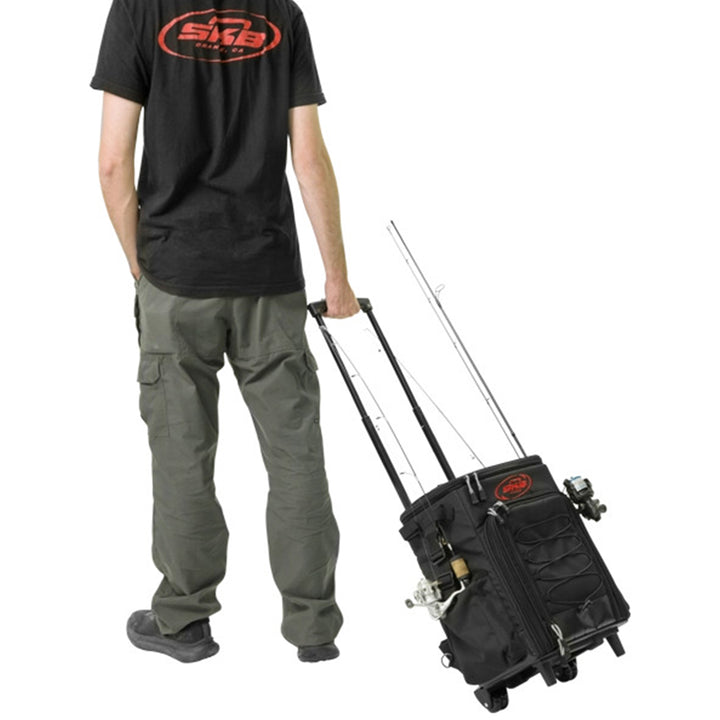 SKB Tak-Pak Backpack with Wheels, Removable Straps, and Retractable Pull Handle
