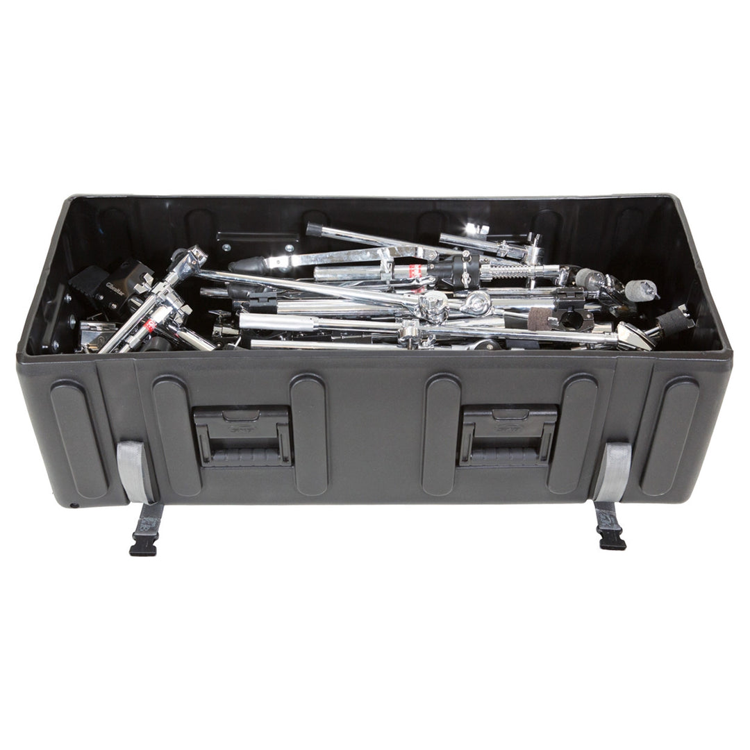 SKB Drum Hardware Case with Wheels, Durable Polyethylene Mobile Storage, Black