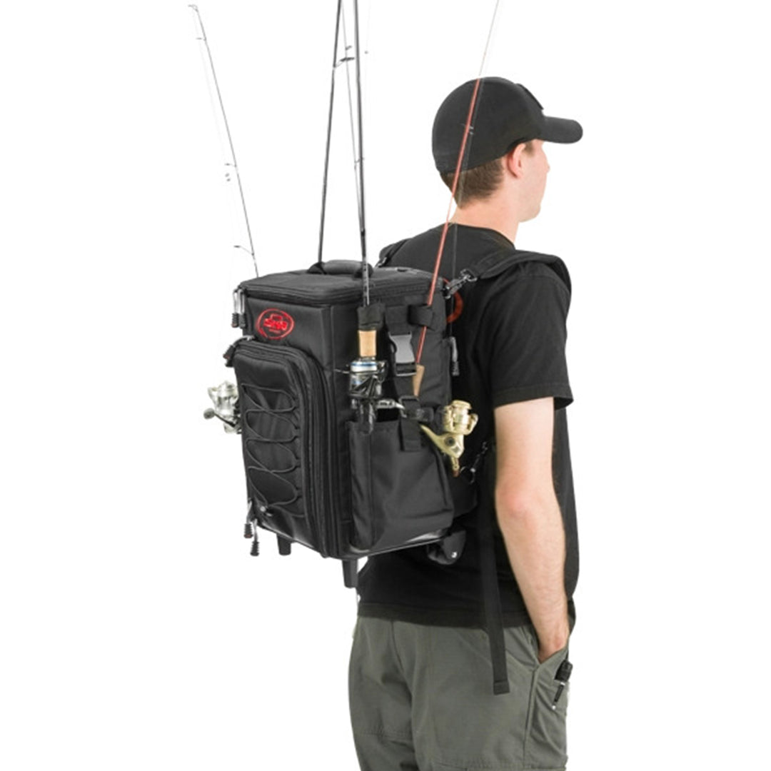 SKB Tak-Pak Backpack with Wheels, Removable Straps, and Retractable Pull Handle